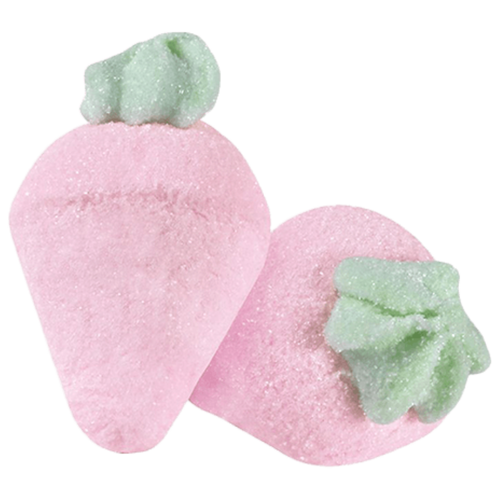 Big Soft Marshmallow Strawberries Wholesale Bulk Box By Bulgari
