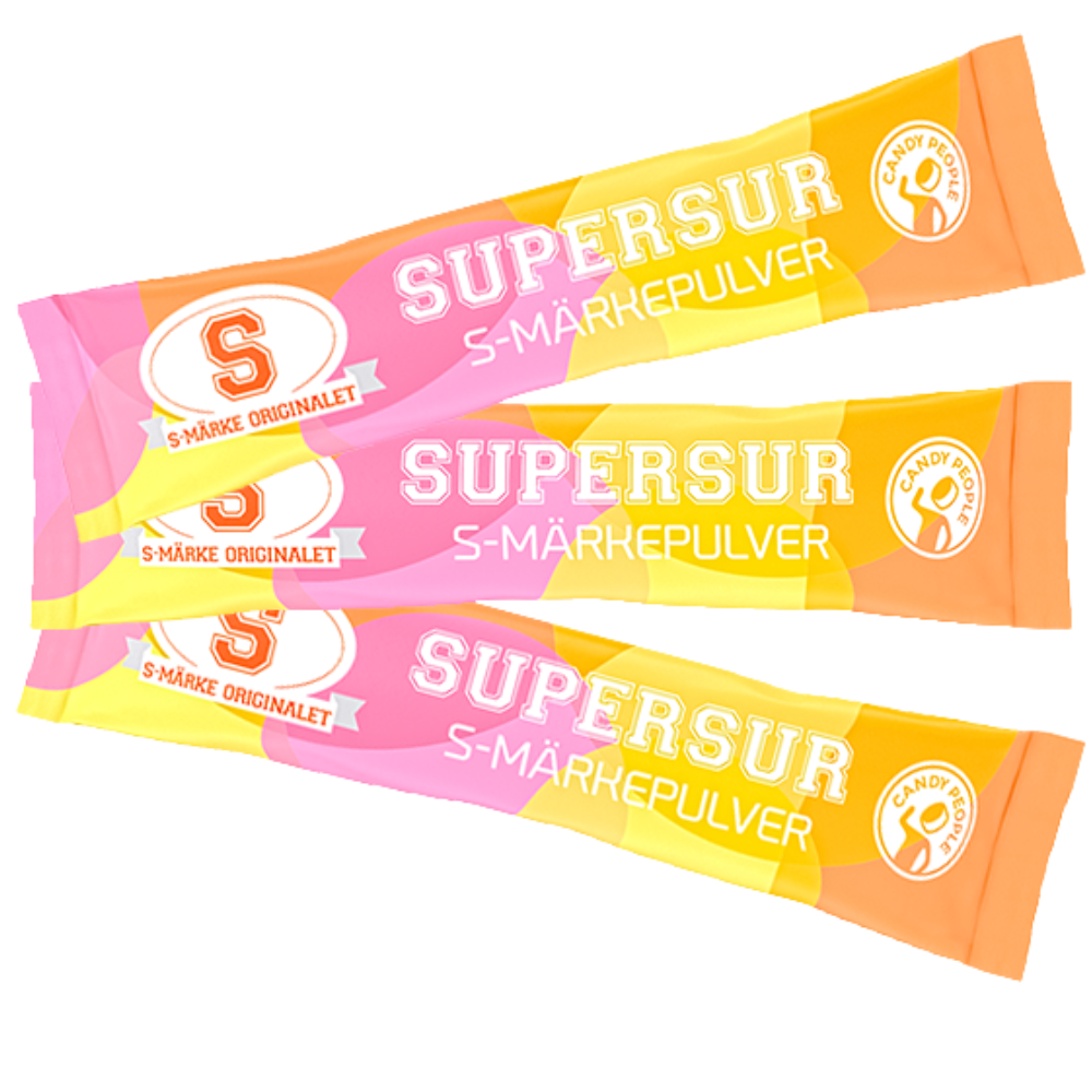 S-Mark Vegan Super Sour Powder Wholesale Box By Swedish Candy People